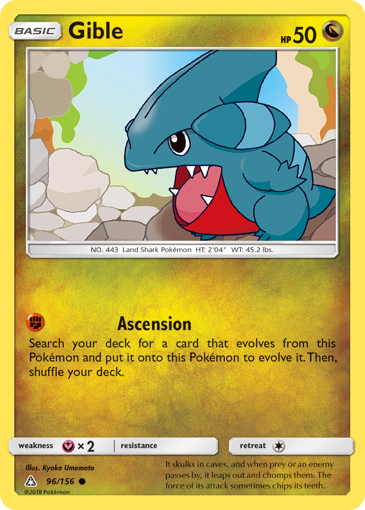 Gible (96/156) [Sun & Moon: Ultra Prism] | Odin's Place