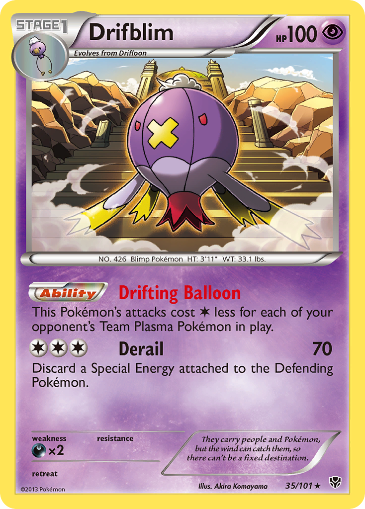 Drifblim (35/101) [Black & White: Plasma Blast] | Odin's Place