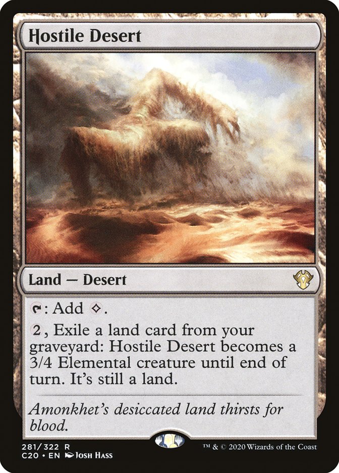 Hostile Desert [Commander 2020] | Odin's Place