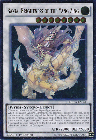 Baxia, Brightness of the Yang Zing (UTR) [DUEA-EN051] Ultimate Rare | Odin's Place