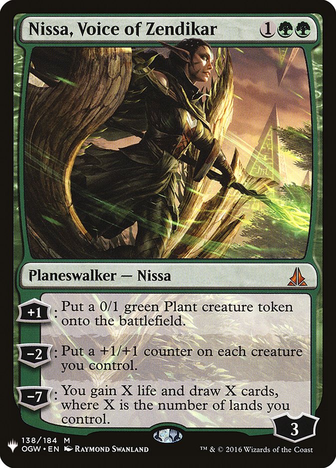 Nissa, Voice of Zendikar [Mystery Booster] | Odin's Place