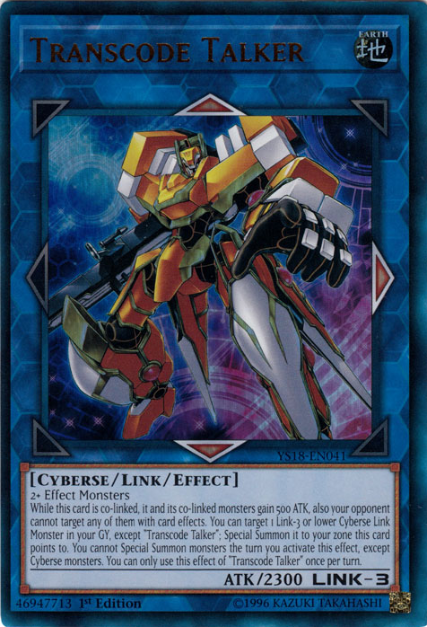 Transcode Talker [YS18-EN041] Ultra Rare | Odin's Place