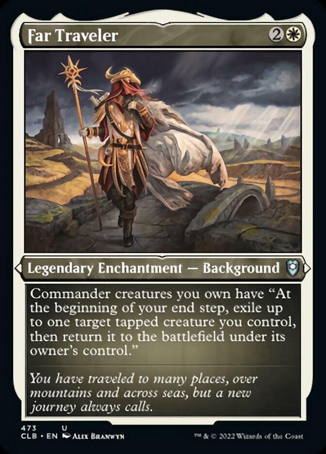 Far Traveler (Foil Etched) [Commander Legends: Battle for Baldur's Gate] | Odin's Place