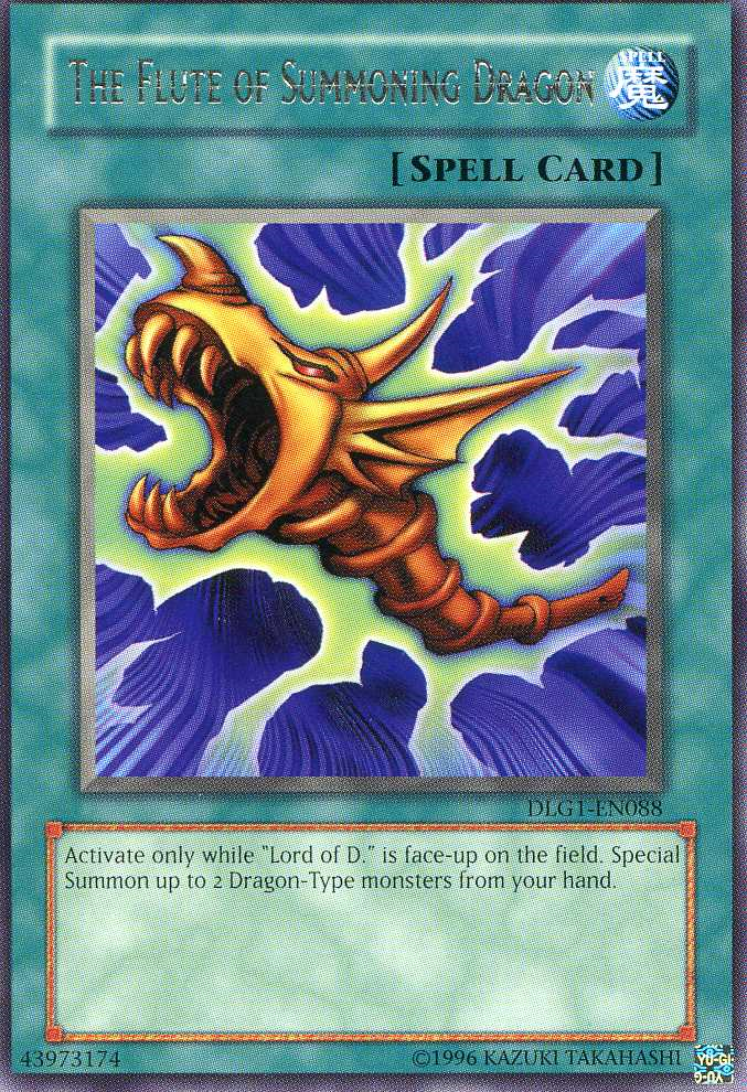 The Flute of Summoning Dragon [DLG1-EN088] Rare | Odin's Place