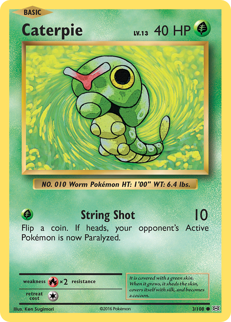 Caterpie (3/108) [XY: Evolutions] | Odin's Place