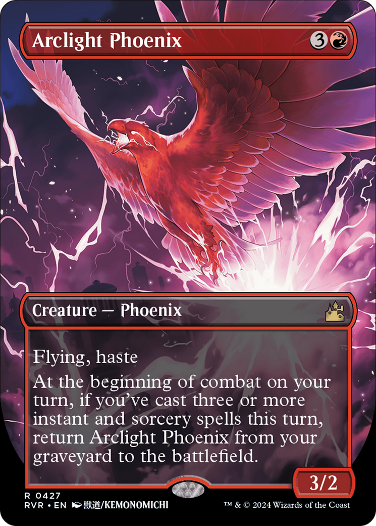 Arclight Phoenix (Anime Borderless) [Ravnica Remastered] | Odin's Place