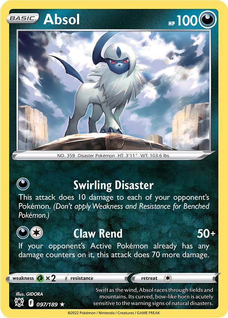 Absol (097/189) [Sword & Shield: Astral Radiance] | Odin's Place