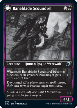 Baneblade Scoundrel // Baneclaw Marauder [Innistrad: Double Feature] | Odin's Place