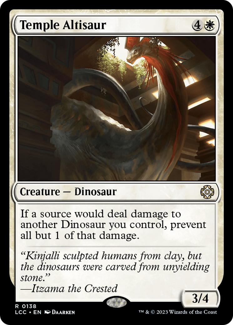 Temple Altisaur [The Lost Caverns of Ixalan Commander] | Odin's Place
