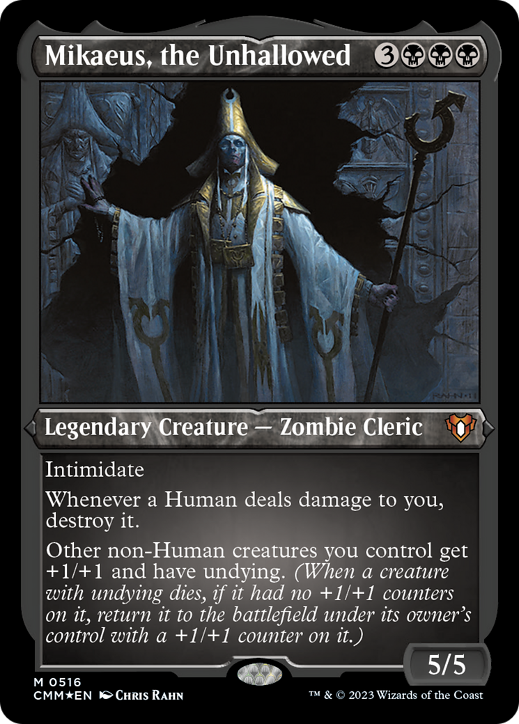 Mikaeus, the Unhallowed (Foil Etched) [Commander Masters] | Odin's Place