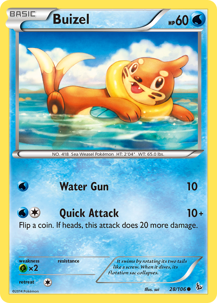 Buizel (28/106) [XY: Flashfire] | Odin's Place