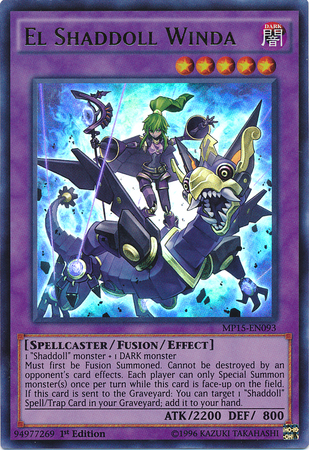 El Shaddoll Winda [MP15-EN093] Ultra Rare | Odin's Place