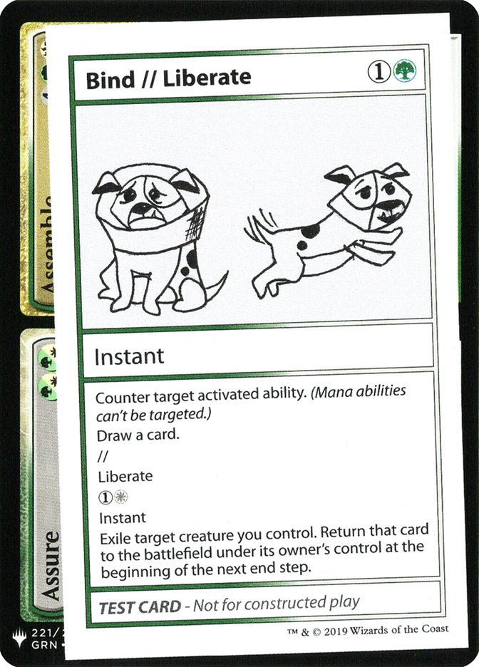 Bind // Liberate [Mystery Booster Playtest Cards] | Odin's Place