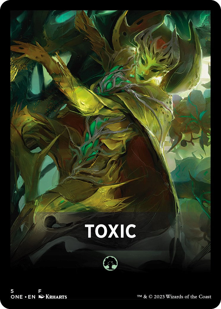 Toxic Theme Card [Phyrexia: All Will Be One Tokens] | Odin's Place