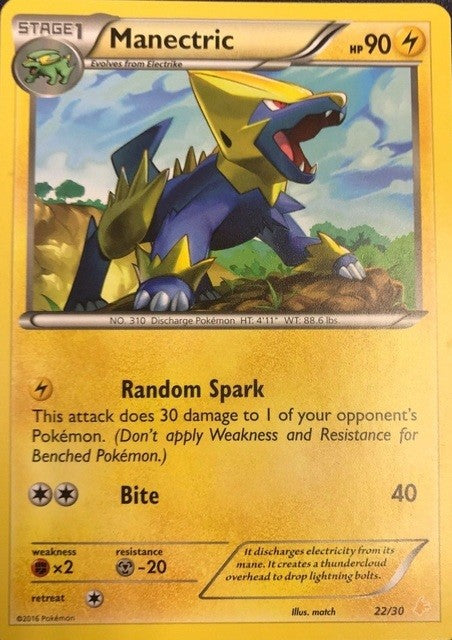 Manectric (22/30) [XY: Trainer Kit 3 - Pikachu Libre] | Odin's Place