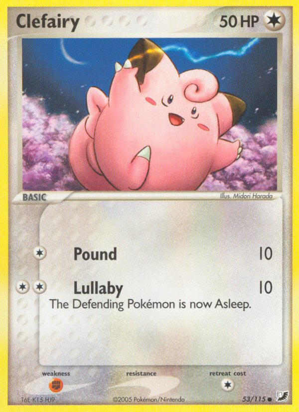 Clefairy (53/115) [EX: Unseen Forces] | Odin's Place