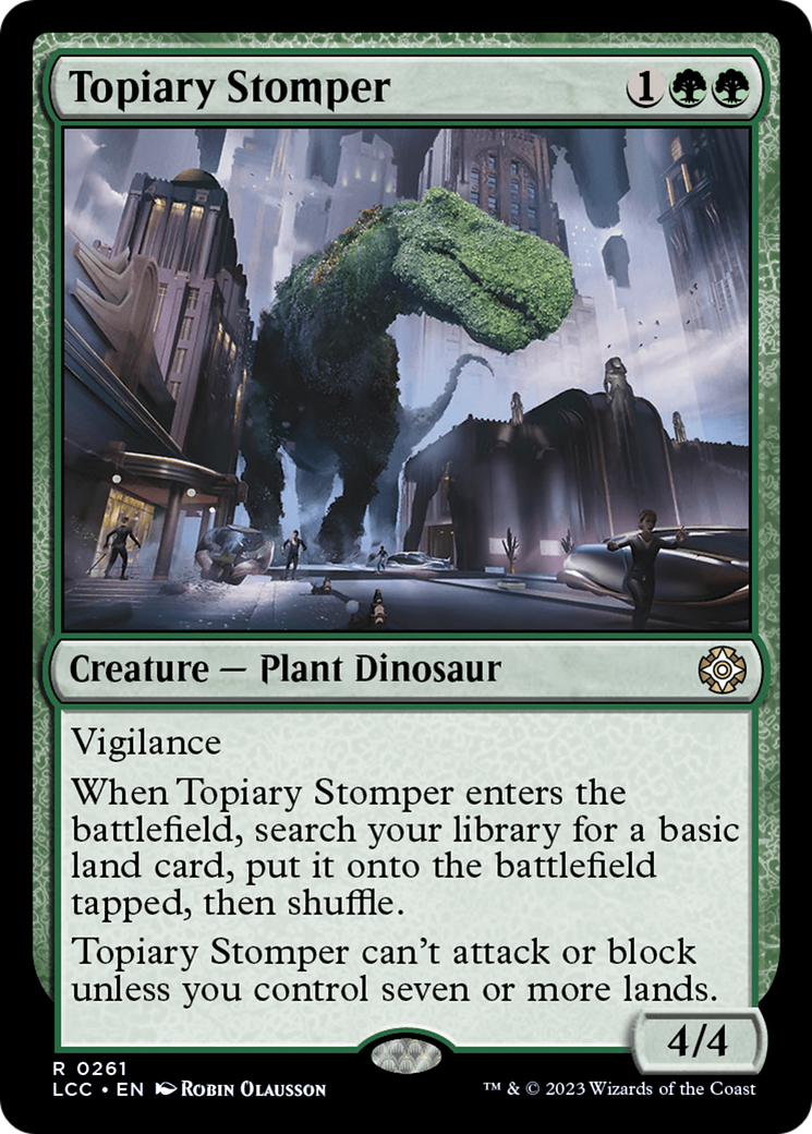 Topiary Stomper [The Lost Caverns of Ixalan Commander] | Odin's Place
