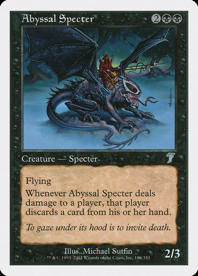 Abyssal Specter (116) [Seventh Edition] | Odin's Place