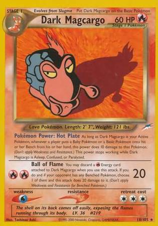 Dark Magcargo (18/105) [Neo Destiny Unlimited] | Odin's Place