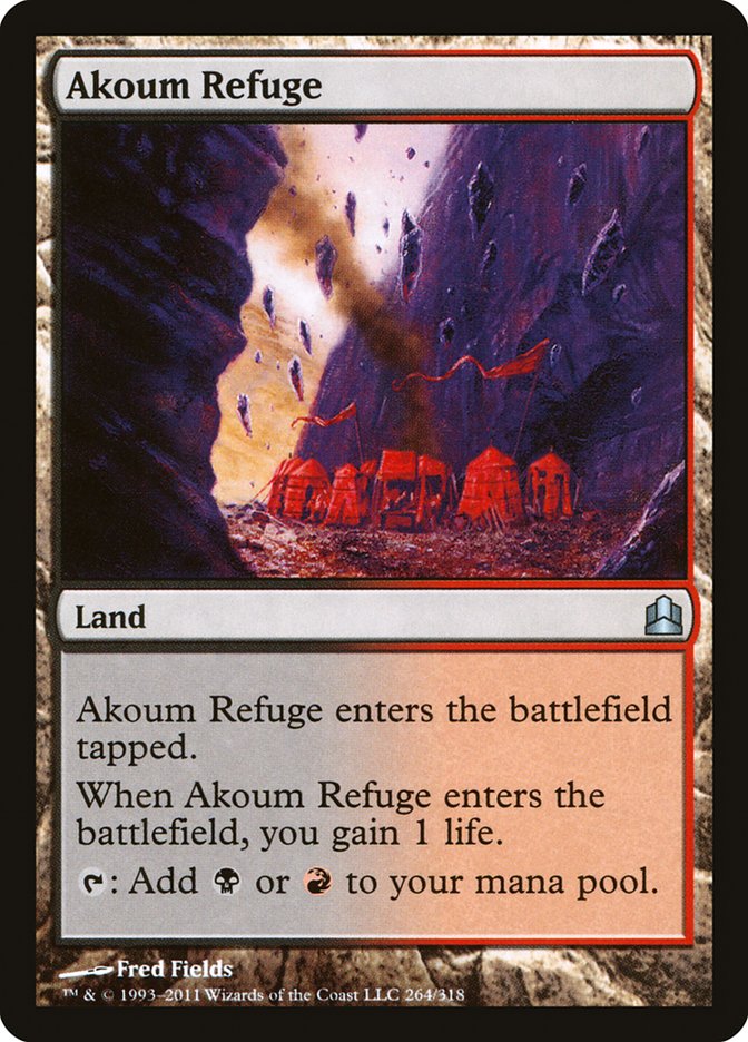 Akoum Refuge (264) [Commander 2011] | Odin's Place