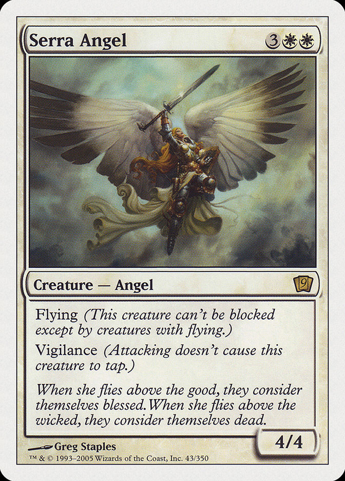 Serra Angel (43) [Ninth Edition] | Odin's Place