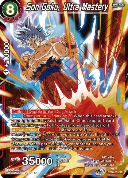 Son Goku, Ultra Mastery (BT16-005) [Realm of the Gods] | Odin's Place