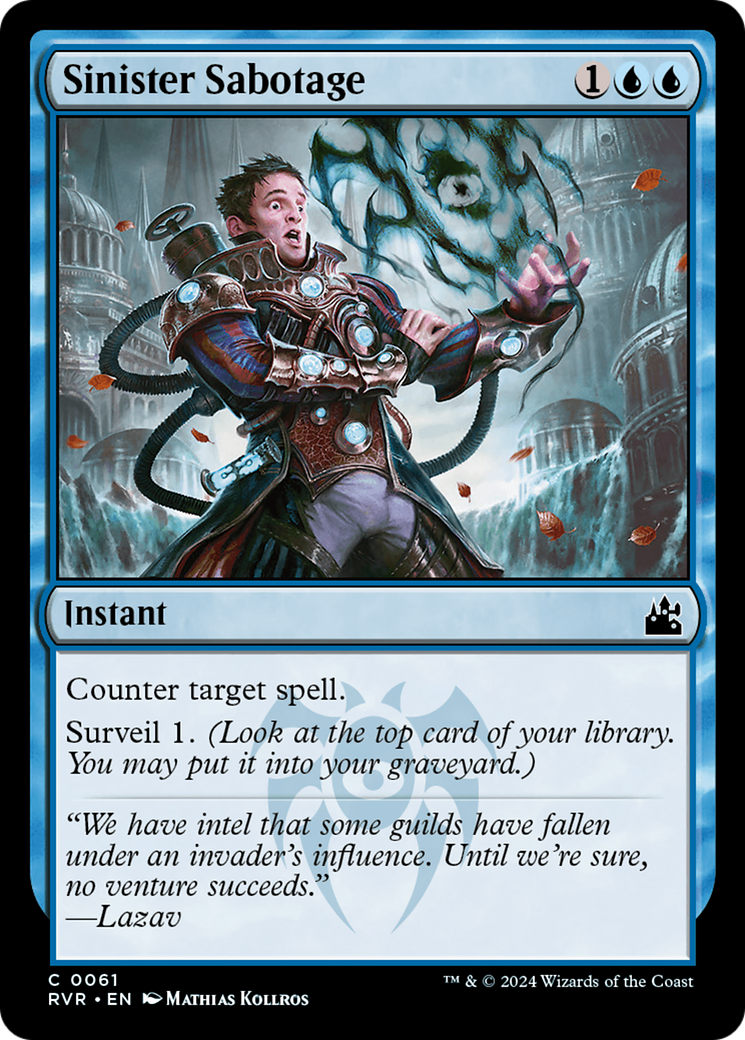 Sinister Sabotage [Ravnica Remastered] | Odin's Place