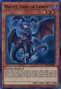 Malice, Lady of Lament (UR) [ETCO-ENSP1] Ultra Rare | Odin's Place