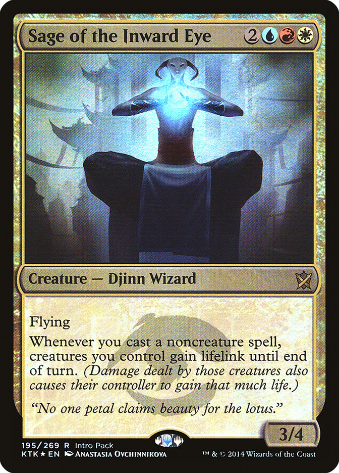 Sage of the Inward Eye (195) (Intro Pack) [Khans of Tarkir Promos] | Odin's Place