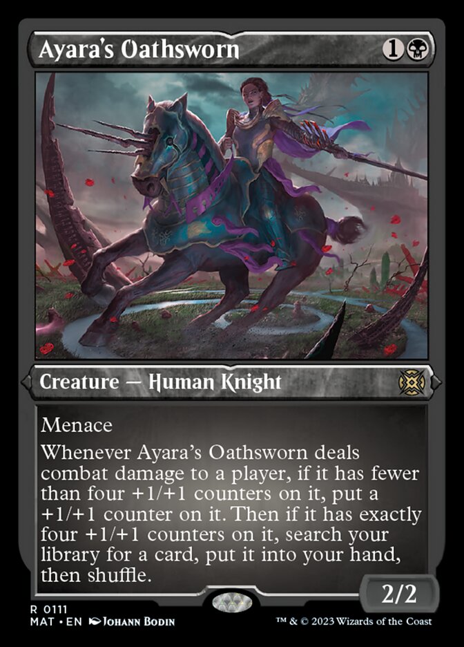 Ayara's Oathsworn (Foil Etched) [March of the Machine: The Aftermath] | Odin's Place