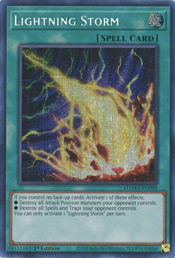 Lightning Storm [MAMA-EN089] Secret Pharaoh's Rare | Odin's Place