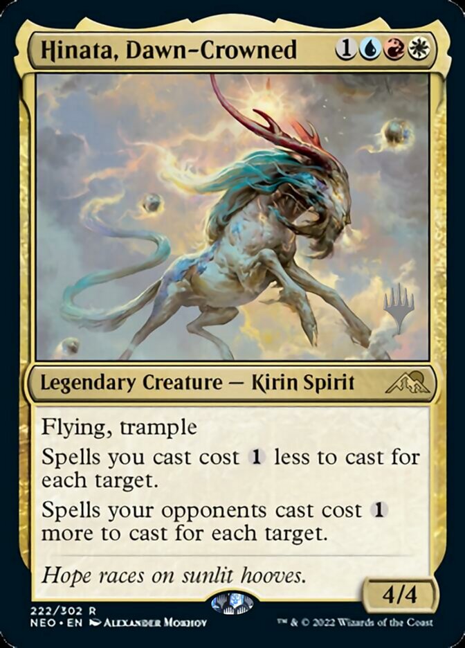 Hinata, Dawn-Crowned (Promo Pack) [Kamigawa: Neon Dynasty Promos] | Odin's Place