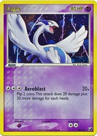 Lugia (29/115) (Stamped) [EX: Unseen Forces] | Odin's Place