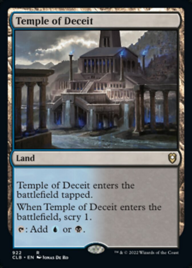 Temple of Deceit [Commander Legends: Battle for Baldur's Gate] | Odin's Place