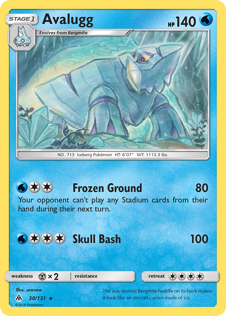 Avalugg (30/131) [Sun & Moon: Forbidden Light] | Odin's Place