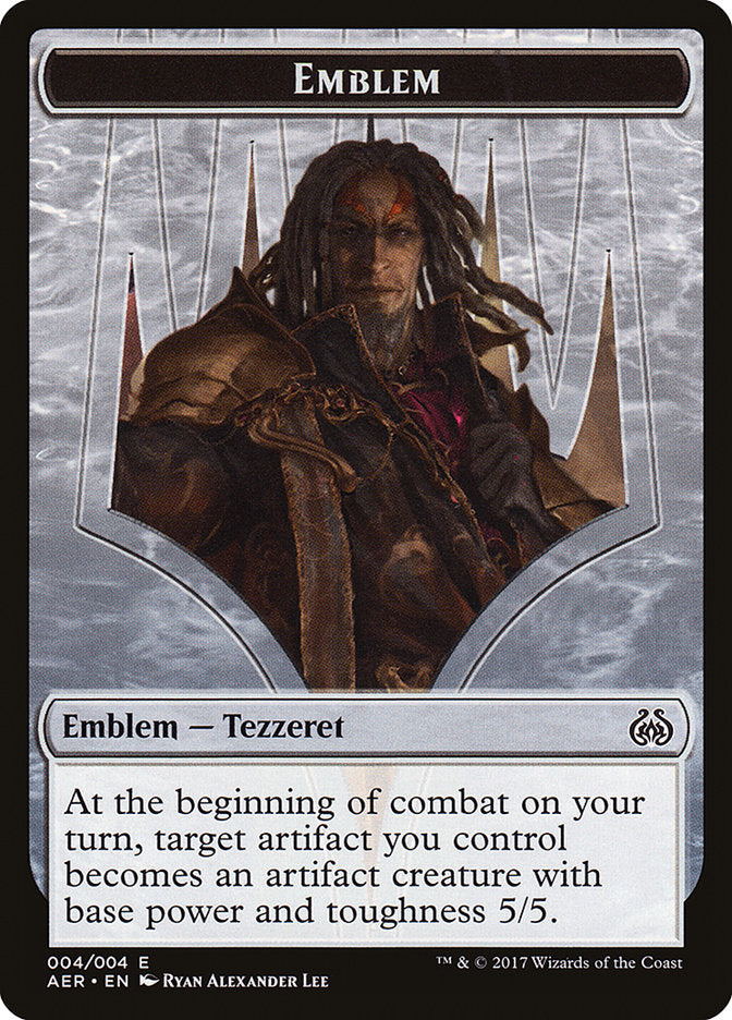Tezzeret the Schemer Emblem (4) [Aether Revolt Tokens] | Odin's Place