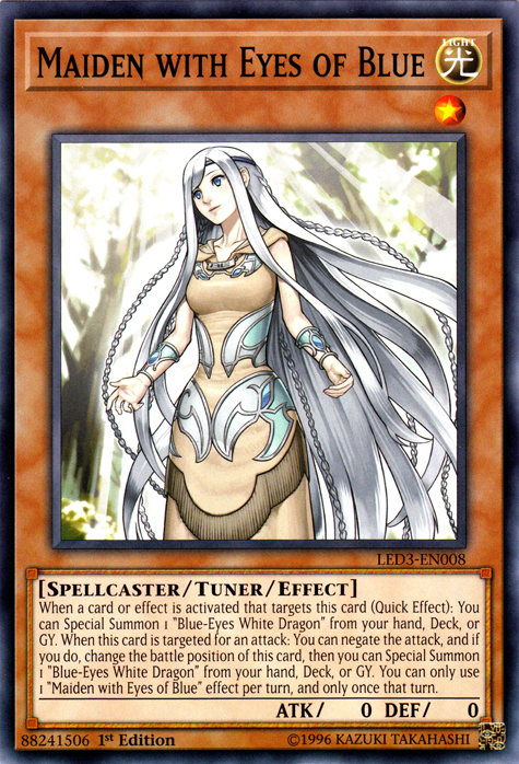 Maiden with Eyes of Blue [LED3-EN008] Common | Odin's Place