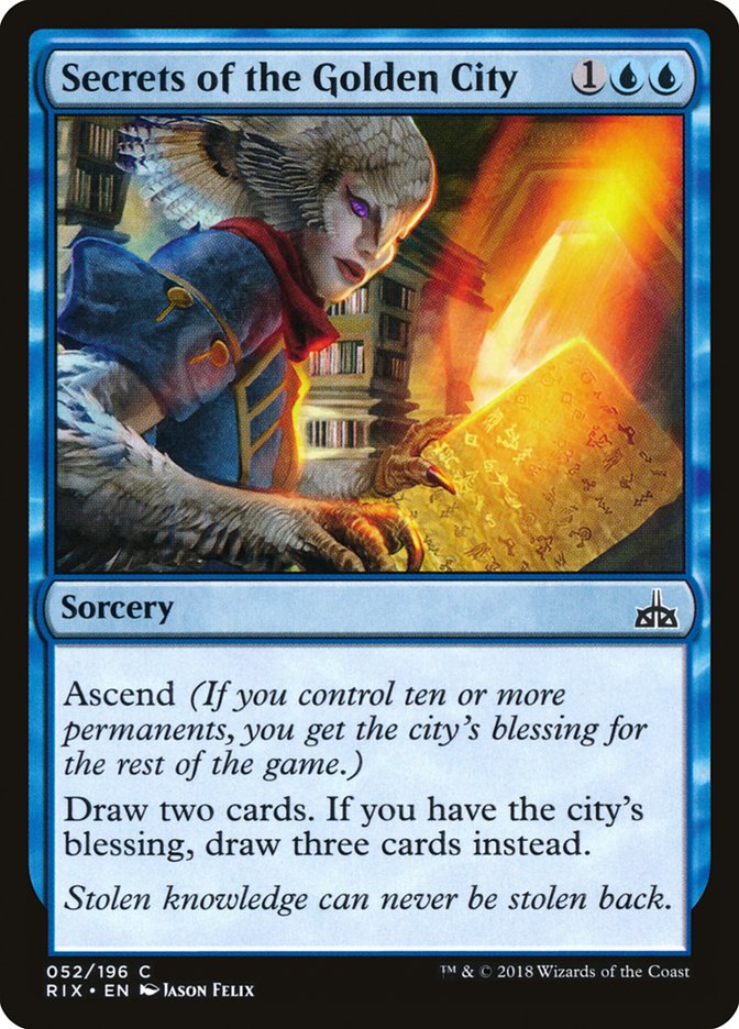 Secrets of the Golden City (52) [Rivals of Ixalan] | Odin's Place