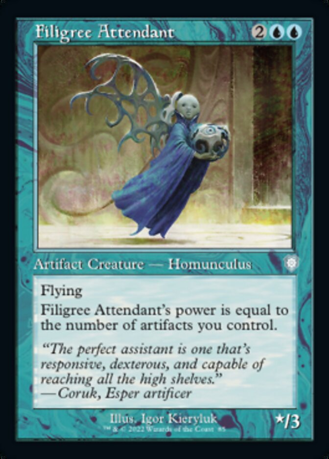 Filigree Attendant (Retro) [The Brothers' War Commander] | Odin's Place
