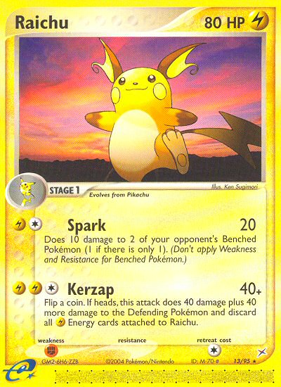 Raichu (13/95) [EX: Team Magma vs Team Aqua] | Odin's Place