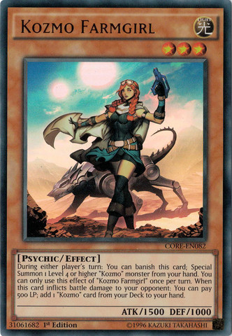 Kozmo Farmgirl [CORE-EN082] Ultra Rare | Odin's Place