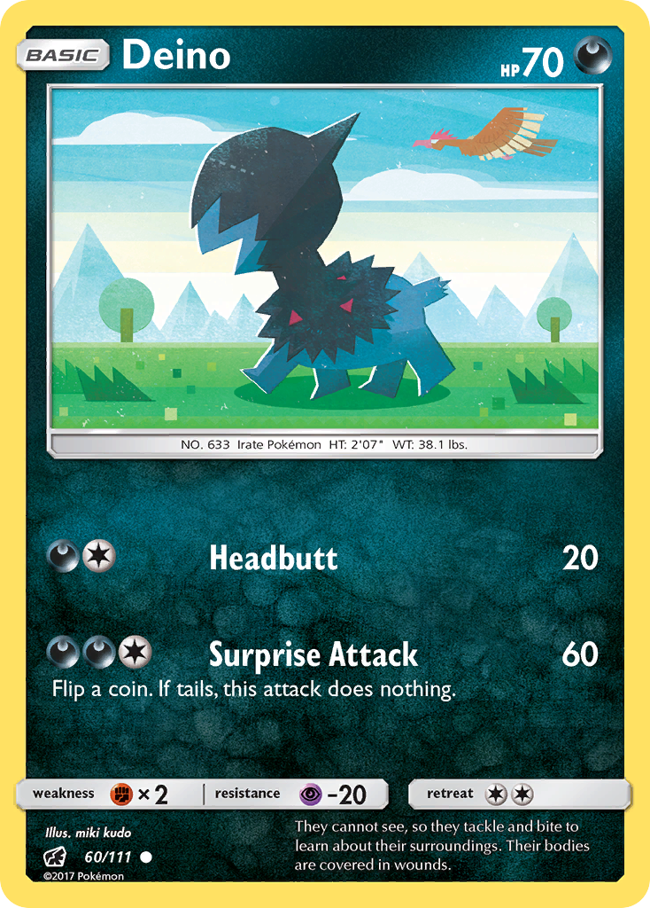 Deino (60/111) [Sun & Moon: Crimson Invasion] | Odin's Place