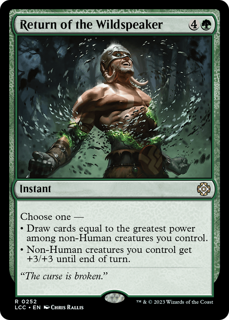 Return of the Wildspeaker [The Lost Caverns of Ixalan Commander] | Odin's Place