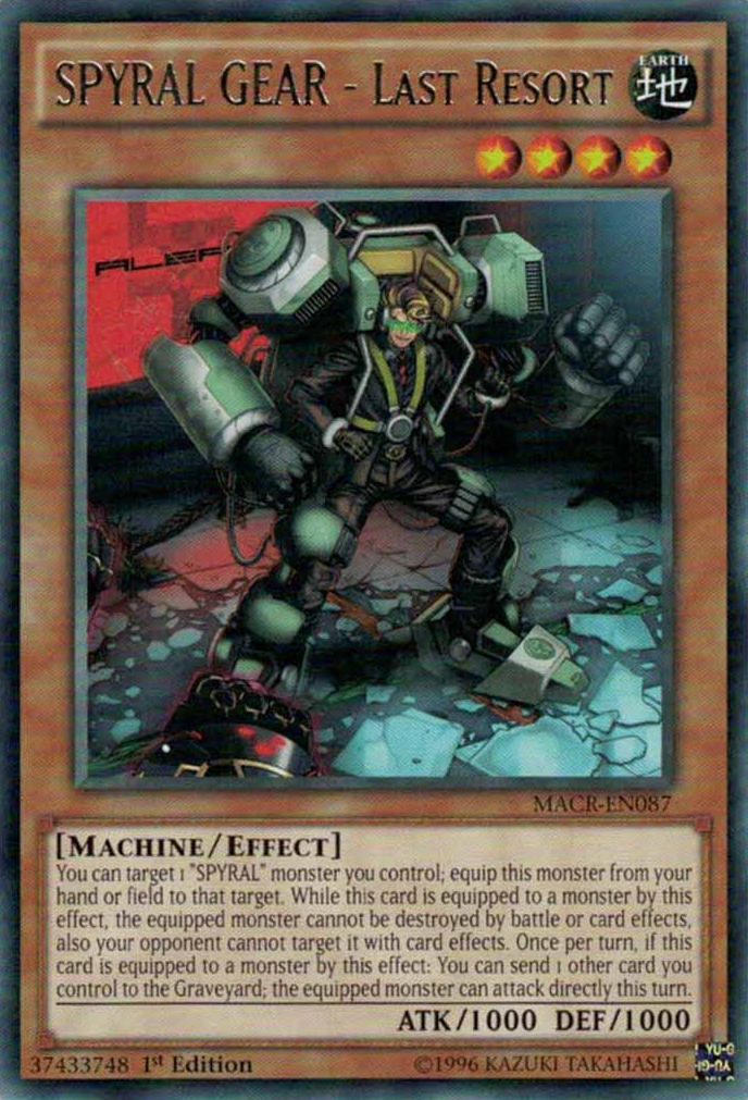 SPYRAL GEAR - Last Resort [MACR-EN087] Rare | Odin's Place