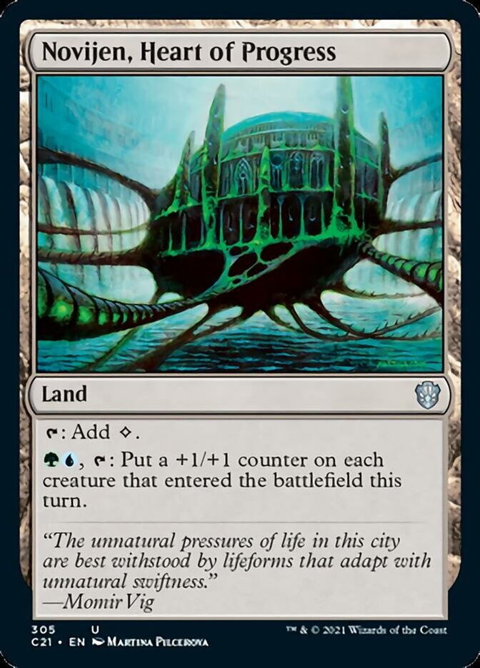Novijen, Heart of Progress [Commander 2021] | Odin's Place