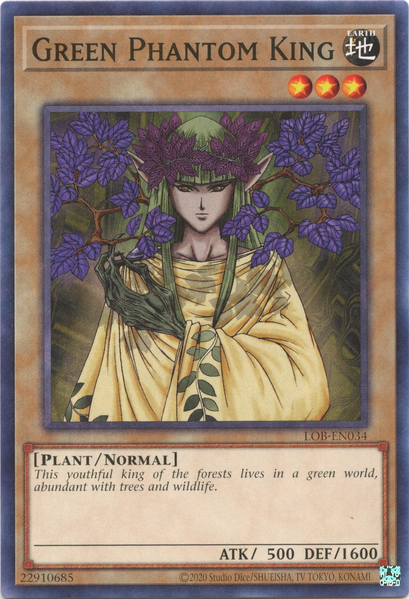 Green Phantom King (25th Anniversary) [LOB-EN034] Common | Odin's Place