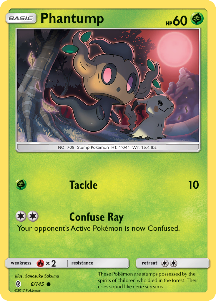 Phantump (6/145) [Sun & Moon: Guardians Rising] | Odin's Place