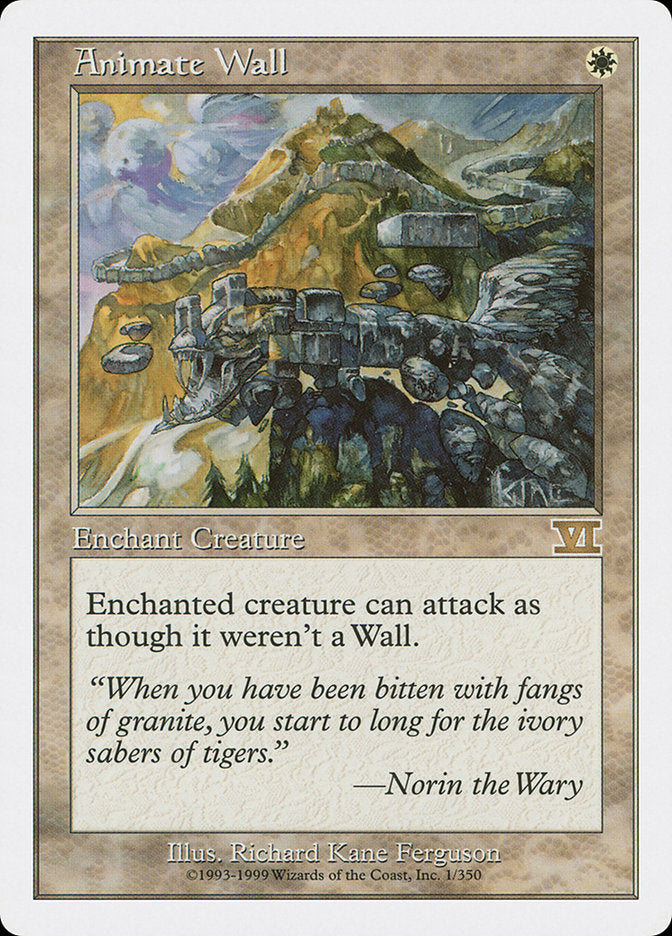 Animate Wall (1) [Classic Sixth Edition] | Odin's Place
