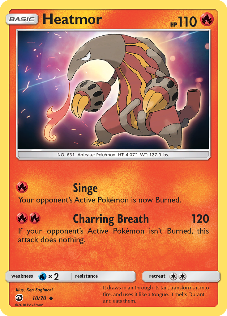 Heatmor (10/70) [Sun & Moon: Dragon Majesty] | Odin's Place