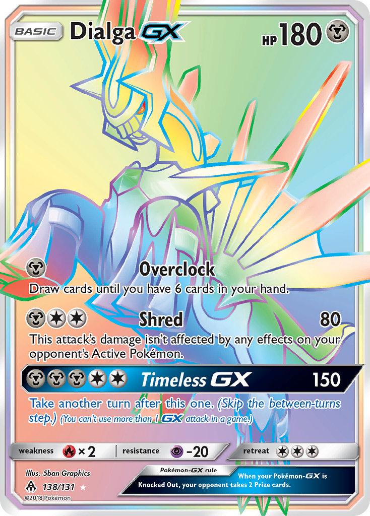 Dialga GX (138/131) [Sun & Moon: Forbidden Light] | Odin's Place